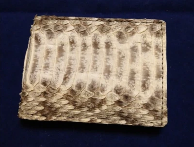 Real Eastern Diamondback Rattlesnake skin (Back Cut) 2-Fold Wallet - Image 1 of 4