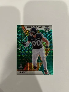 TJ Watt 2020 Mosaic Green Mosaic Prizm Refractor #167 Steelers SP - Bild 1 von 2