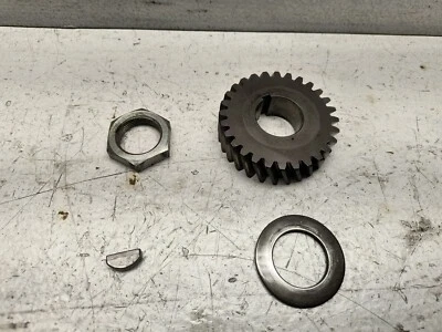 1980 铃木 GS450L GS450 原始设备制造商主曲柄齿轮钥匙垫圈 — 第 1/4 张图片