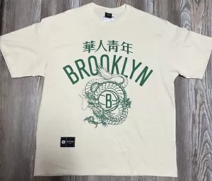 huarenqingnian 华人青年 brooklin limited edition Nets T-shirt M size - Picture 1 of 1