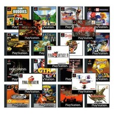 PLAYSTATION 1 PS1 Game Collection Rarities Classic Boxed Instructions