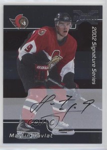 2002 ITG Be A Player Signature Series 2001-02 Buybacks Martin Havlat #140 Auto