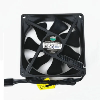 Cooler Master A9225-28RB-4BP-F1 DC12V 0.60A 90*90*25MM 9CM 4Pin Cooling Fan - Image 1 of 4