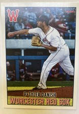 2022 Choice Worcester & Boston Red Sox - Tyler Danish - Card # 10 Woosox
