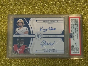 PSA/DNA 10 2022 NATIONAL TREASURES KENNY PICKETT ROOKIE WILLIS AUTO BLUE #21/35 - Picture 1 of 5