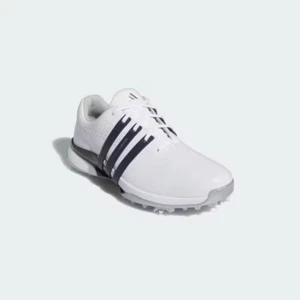 NEW ADIDAS TOUR 360 24 BOOST GOLF IF0245 US M 7.5-10.5 White / Navy TAKSE - Picture 1 of 11