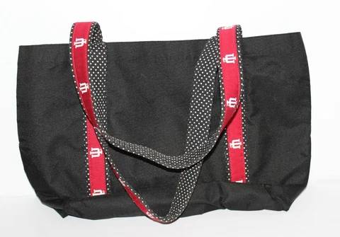 Indiana University Hoosiers Black Tote Bag Cover
