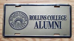 Placa de metal Rollins rara para universidad - Imagen 1 de 2