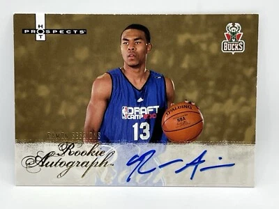 RAMON SESSIONS 2007-08 HOT PROSPECTS #87 SP AUTÓGRAFO DE NOVATO RC CANTIDAD DE DÓLARES Foto 1 de 4