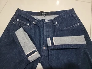 32×29 NEW A.P.C. APC JAPAN New Standard Jeans Selvedge Raw Denim Indigo Blue - Picture 1 of 16