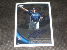 KILA KAAIHUE ROYALS STAR CERTIFIED AUTHENTIC SIGNED AUTOGRAPHED BASEBALL CARD