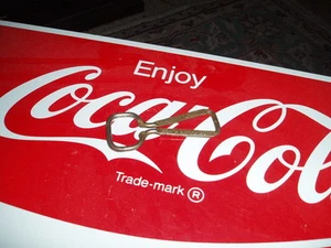 Vintage Coca Cola "DRINK COCA COLA IN BOTTLES" Bottle Opener - Picture 1 of 3