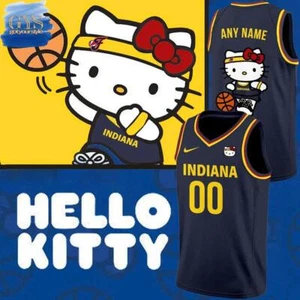 Maglia Basket Personalizzata Indi*ana Fev*er Hello Kitty Edizione Limitata - Foto 1 di 2