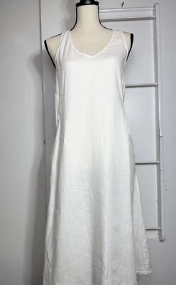 Calypso St Barth White Linen Dress Size S - Image 1 of 4