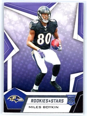 Miles Boykin 2019 Panini Rookies & Stars #112 Rookie - Image 1 of 2