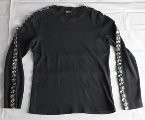 BIKERS DESIGN boys long sleeve black t shirt size 3XL - Picture 1 of 3