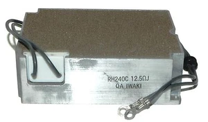 RH240C 12.5 Ohm Iwaki Resistor RES-12.5-OHM-240W-120-95-37 NEW FREE SHIP [PZ3] - Picture 1 of 1