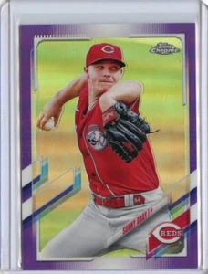 2021 Topps Chrome Purple Refractors #19 Sonny Gray Serial #081/299 - Picture 1 of 1