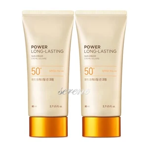 THE FACE SHOP Power Long Lasting Sun Cream 80ml SPF50+ PA+++ - Picture 1 of 2