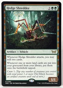 MTG Hedge Shredder - 0183 - Duskmourn: House of Horror (DSK) Near Mint - Picture 1 of 2