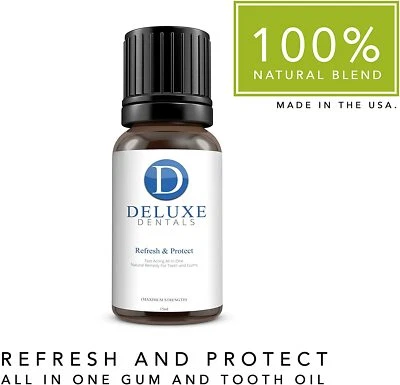 Deluxe Dentals schnell wirkende reine botanische Öle Heilmittel für Zähne und Zahnfleisch