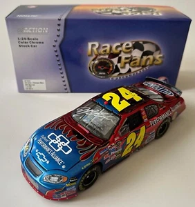 Race Fans Signed 2005 Jeff Gordon #24 Performance Alliance 1:24 Die Cast - New!! - Picture 1 of 15