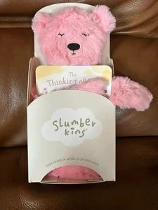Slumber Kins SlumberKins Honey Bear Pink Plush With Affirmation Card NEW - Picture 1 of 6