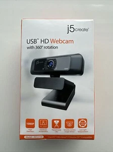 Cámara web j5create USB HD con rotación 360. - Imagen 1 de 1