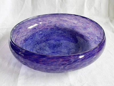 Lovely Large Art Deco Monart Glass Bowl or Dish (Shape Y, Size V) 27cm diam. - Image 1 of 4