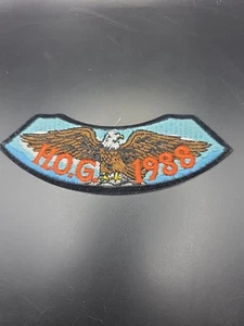1988 HOG Membership Rocker Patch HARLEY DAVIDSON OWNERS GROUP - Picture 1 of 2