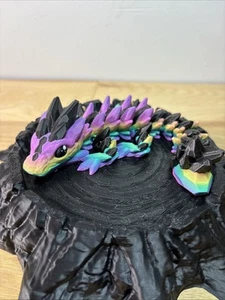 3D-gedruckter Regenbogen Obsidian Edelstein Drache Zappelspielzeug - Bild 1 von 4