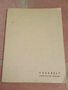 RARE DOC-ART OPTIQUE-PENSEES DE...VICTOR VASARELY-E.O-NOTES BRUTES 1946-1967 - Foto 1 di 14