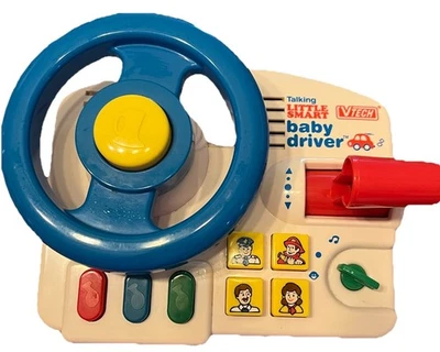 V-Tech Talking Little Smart Baby Driver Vintage /Tested /Works Great So Cool! - Image 1 of 4