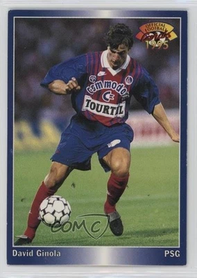 Tarjetas oficiales de fútbol americano Panini Francia UNFP 1994-95 David Ginola #151 Foto 1 de 2