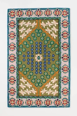 Hand-Tufted Wool Rug | Handmade Carpet for Bedroom or Living Room 5x8 6x9 8x10 - Image 1 of 4