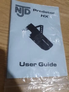 NJD Predator User Guide Manual Instructions Disco. - Picture 1 of 2