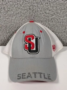 SU Seattle University Redhawks Baseball Cap Fitted L/XL grau & weiß Mesh - Bild 1 von 5