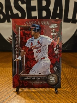 2024 Cactus Jack x Topps Chrome Nolan Arenado Red Refractor 1/5!! - Image 1 of 4
