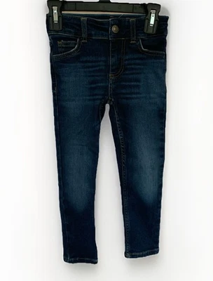 Mini Boden Girls Slim Jeans Size 5 Y Adjustable Waist  Dark Blue - Image 1 of 4