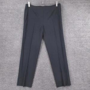 Pantalone Piazza Sempione donna 44 EU Audrey cropped italiano nero plissettato - Foto 1 di 11