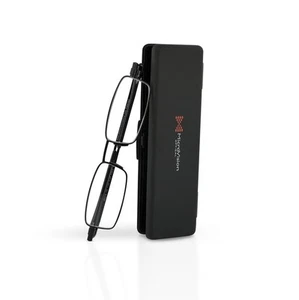 Ultra Compact Flat Folding Readers Black Reading Glasses for Travel and Every... - Picture 1 of 6
