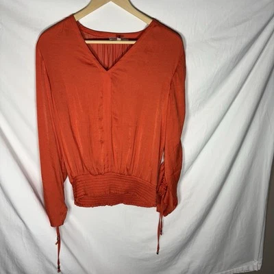 Philosophy Mujer Naranja Profundo/Óxido Manga Globo, Ligero, Cintura Elástica, L Foto 1 de 4