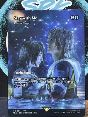 Stay with Me - Rhystic Study (Showcase) Final Fantasy: Through the Ages Regular - Image 1 of 3
