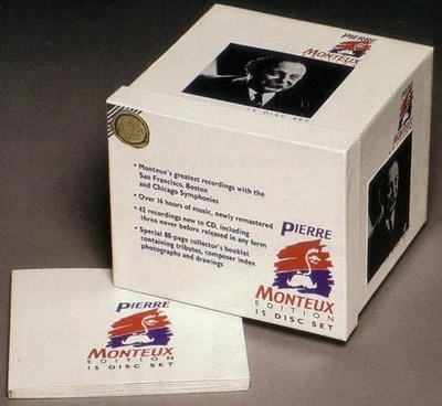 Pierre Monteux Edition 15 CD Box Set RCA San Francisco Bach Ravel Mahler Liszt - Image 1 of 4