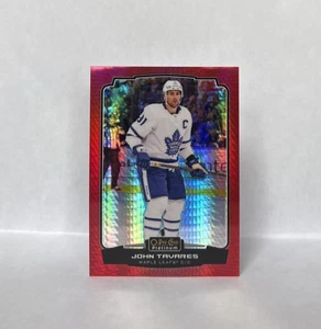 2022-23 O-Pee-Chee platino rojo prisma John Tavares/199 #56 Toronto Maple - Imagen 1 de 2