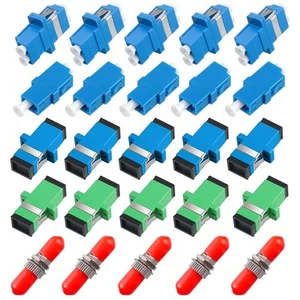 Glasfaser Kupplungen Kit für SC/UPC, SC/APC, ST, LC Kabel Stecker, 5 Stil... - Bild 1 von 8