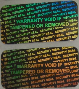  100 Security Seal Hologram Tamper Evident Warranty Labels Stickers labels 15*30 - Picture 1 of 3