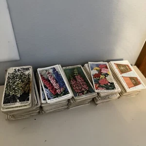 Flower/floral/gardening related tobacco cards RANDOM MIX (10 Count) - Picture 1 of 8