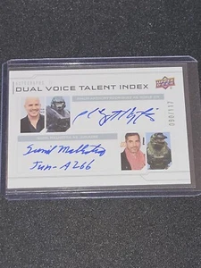 2024 UD Halo Legacy Philip Rodriguez Sunil Malhotra Dual Voice Talent Auto /117 - Picture 1 of 2