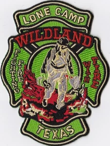 Lone Camp Wildland Fire Rescue Texas Fire Patch NEU! ***LETZTER AUF LAGER*** - Bild 1 von 1